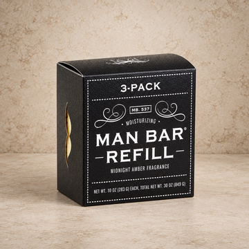 Midnight Amber 10 oz Man Bar Refill