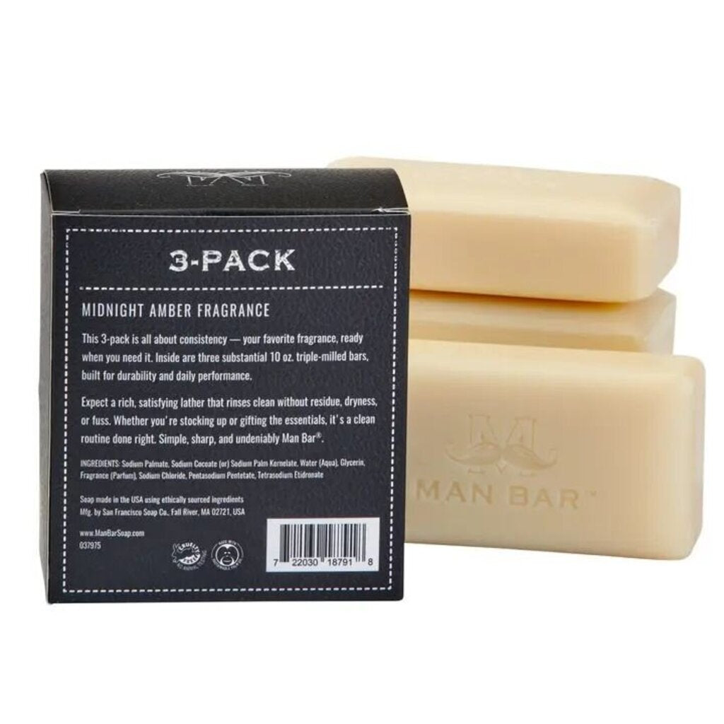 Midnight Amber 10 oz Man Bar Refill