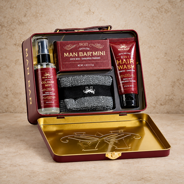 Exotic Musk + Sandalwood Travel Tin Kit