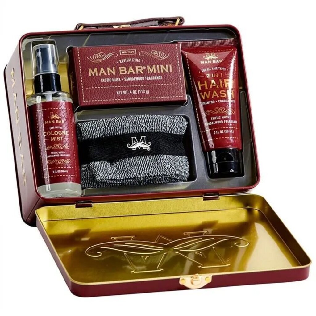 Exotic Musk + Sandalwood Travel Tin Kit