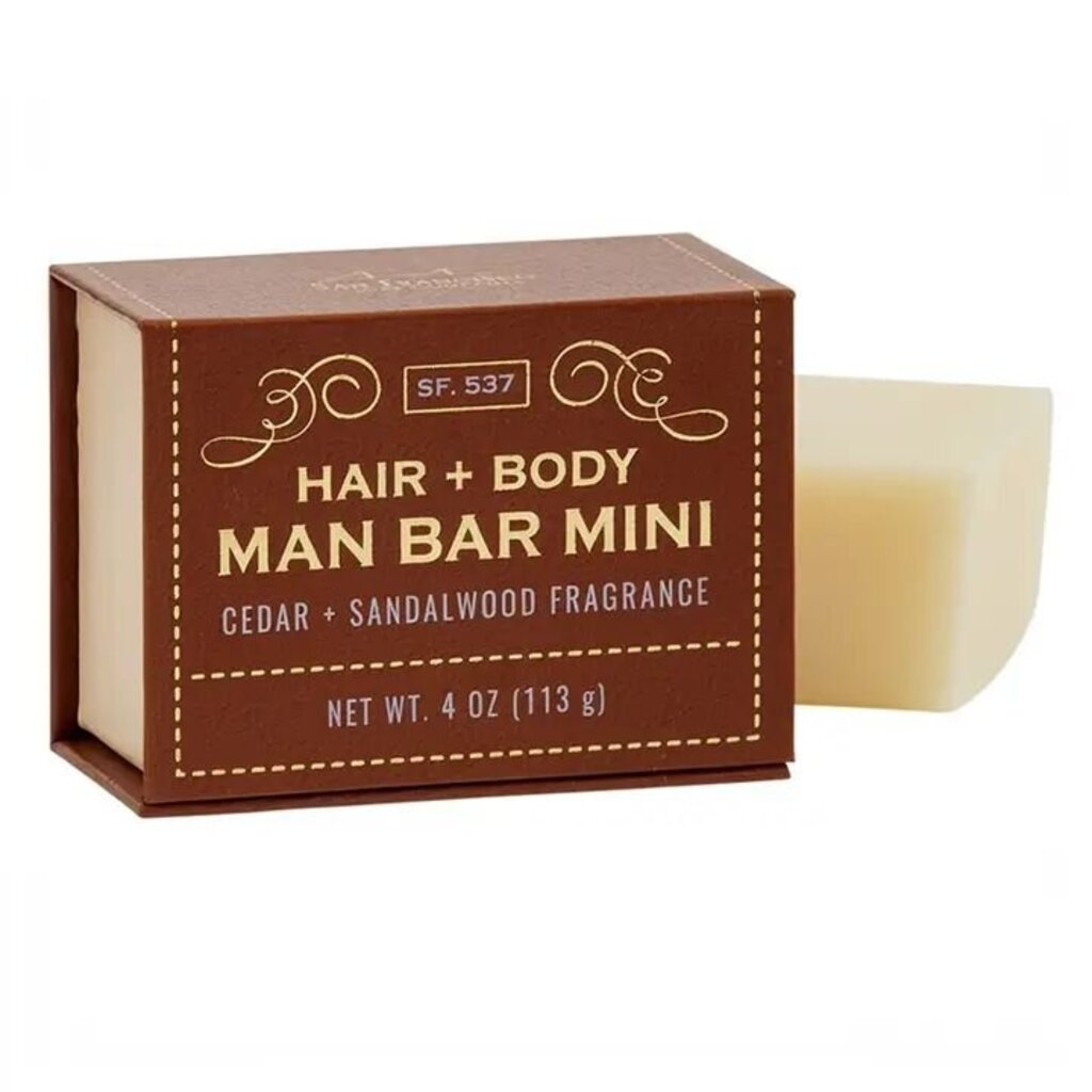 Cedar + Sandalwood Man Bar Mini Soap