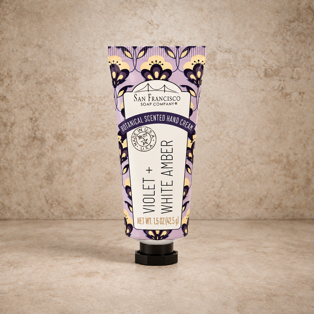 Violet + White Amber Hand Cream