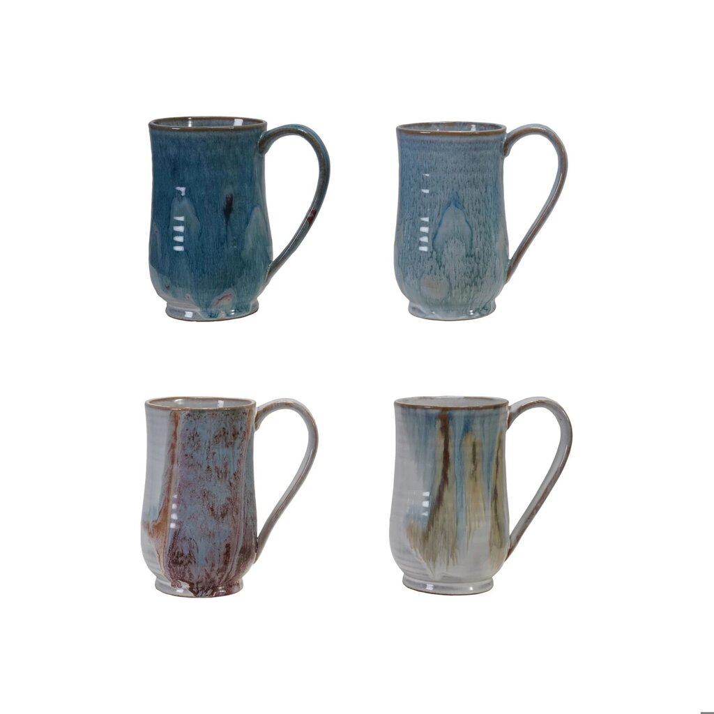 Assorted Reactive Glaze Stoneware Mug