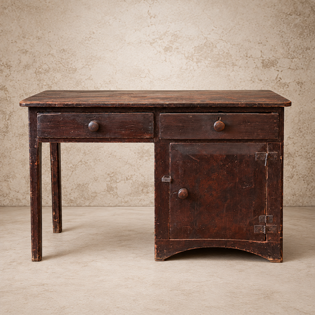 Vintage Two Drawer Desk