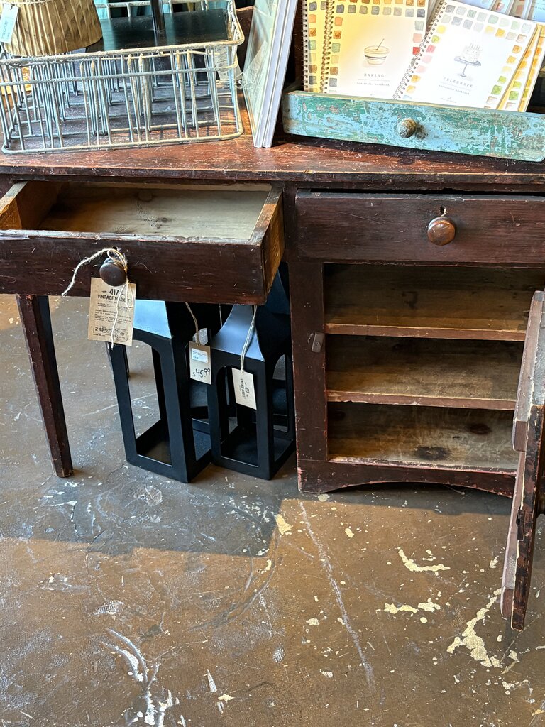 Vintage Two Drawer Desk