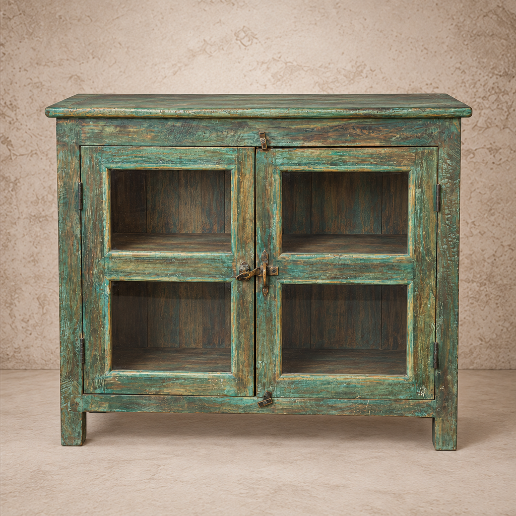 Lovely Two Door Glass Cabinet