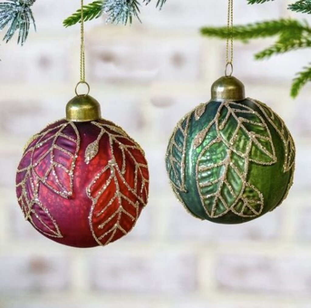 Leaf Ball Ornament