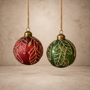 Leaf Ball Ornament