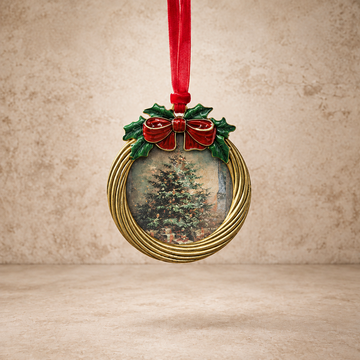 Bow Wreath Ornament Frame