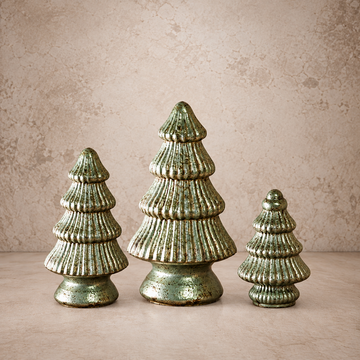 Verdigris Glass Tree