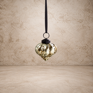Antique Silver Drop Ornament