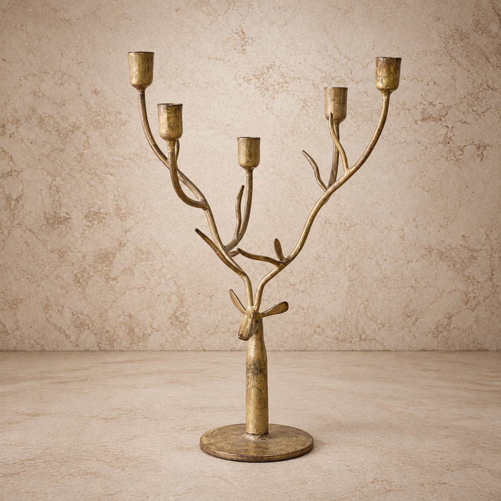 Antler Candle Holder