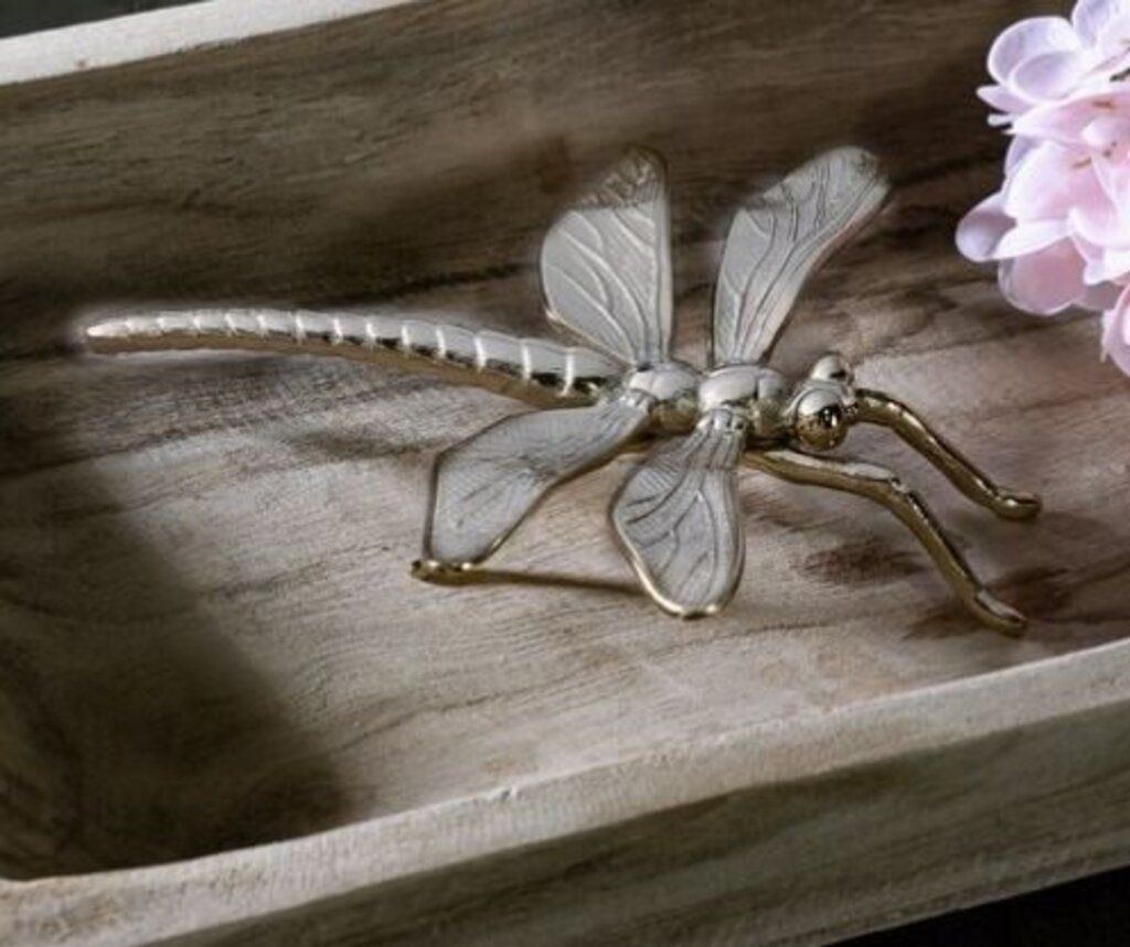 Gold Metal Dragonfly Trinket