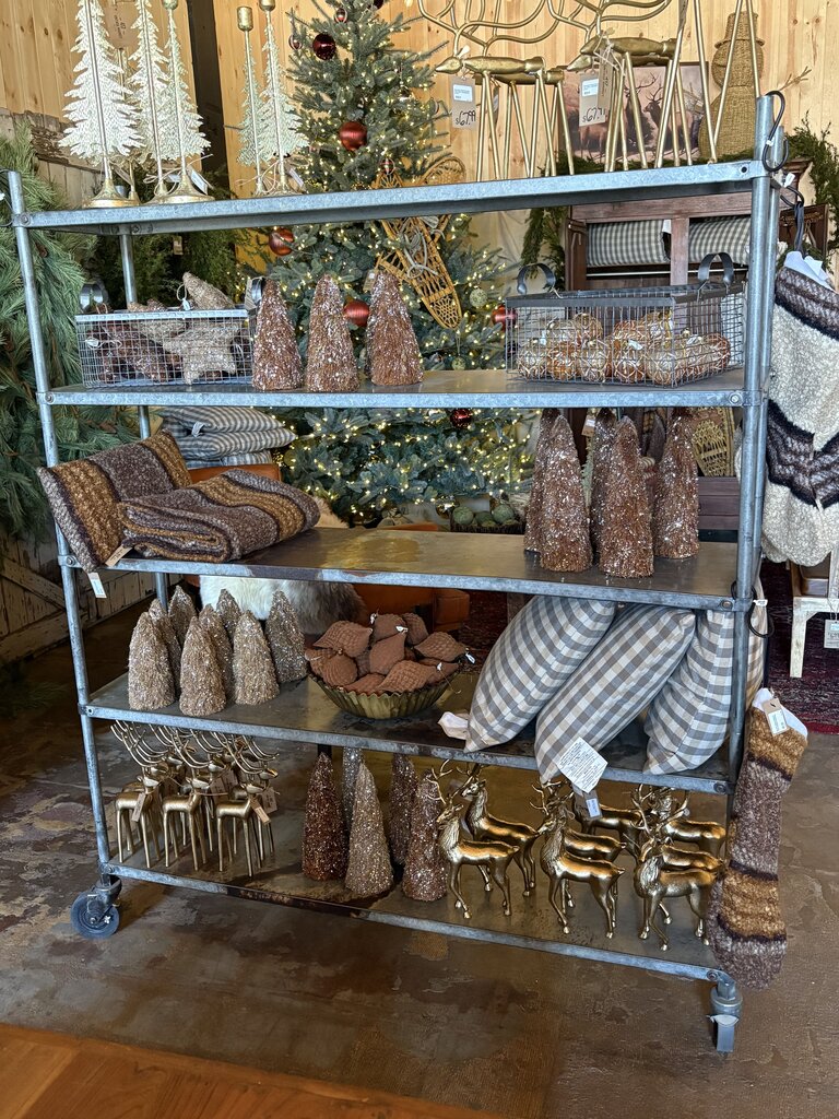 Large Metal Rolling Cart