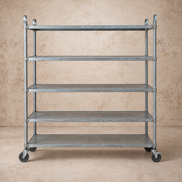 Large Metal Rolling Cart