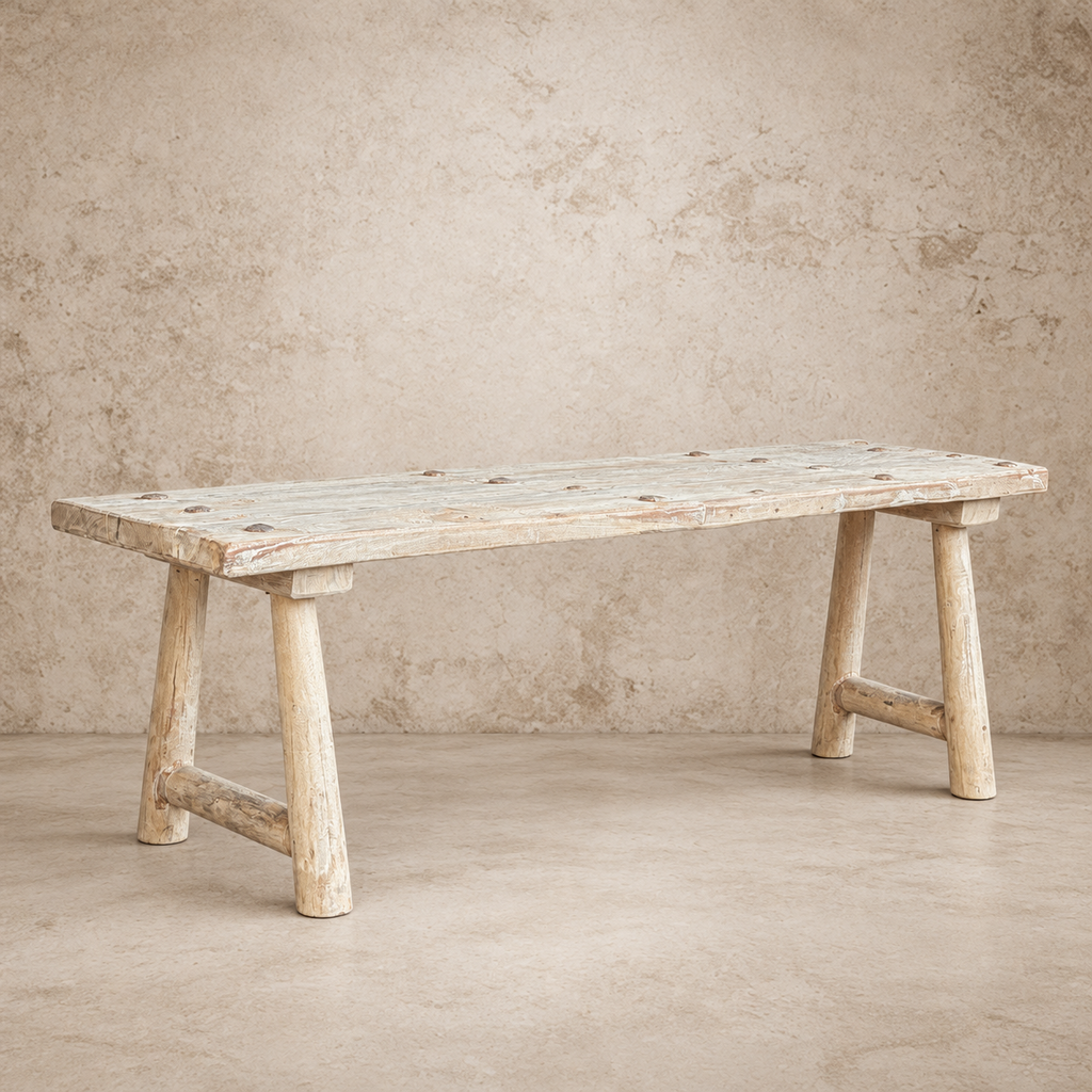 Beautiful Natural Wooden Bench