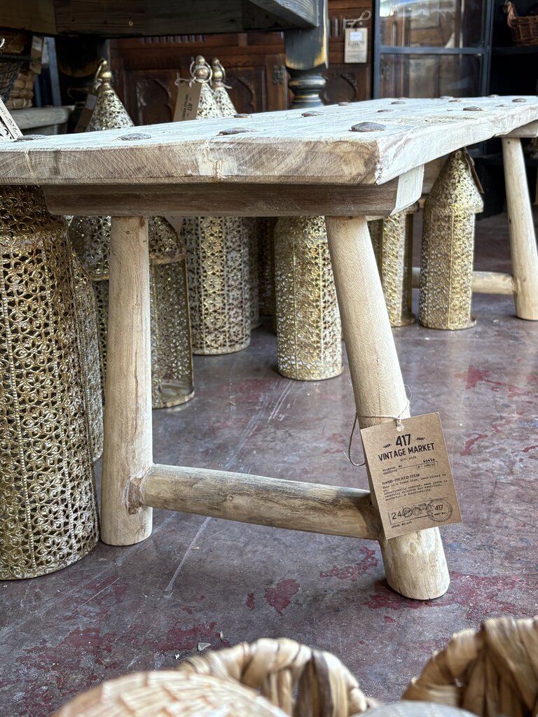 Beautiful Natural Wooden Bench