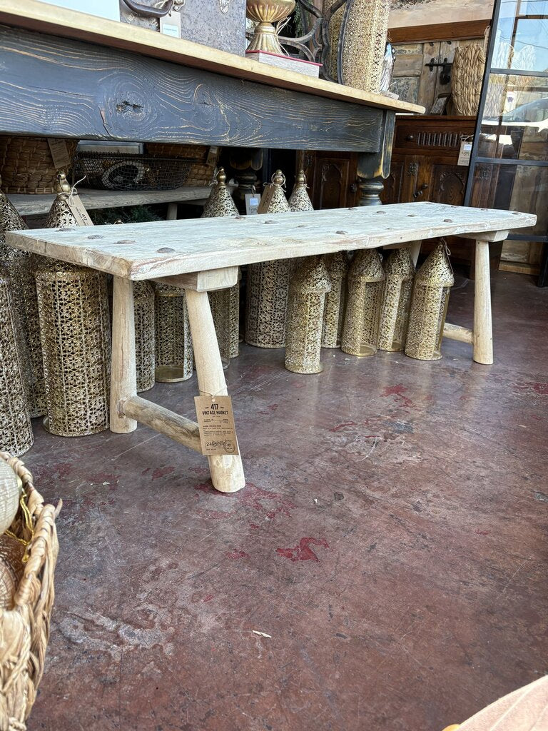 Beautiful Natural Wooden Bench