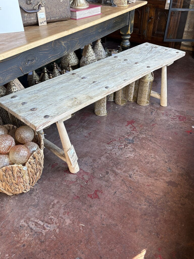 Beautiful Natural Wooden Bench