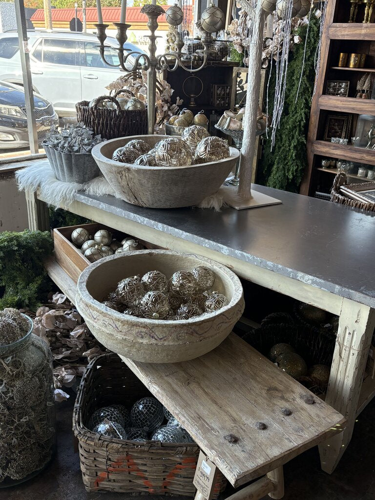 Amazing Wood Table with Galvanized Wrapped Top