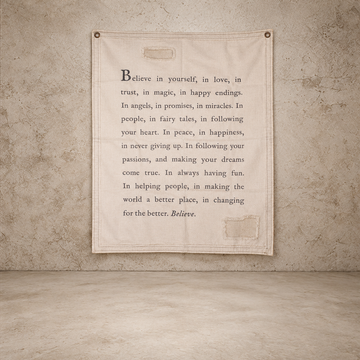 "Believe in Yourself..." Wall Tarp
