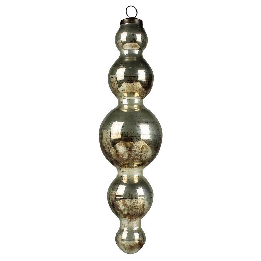 Antique Silver Mercury Ornament