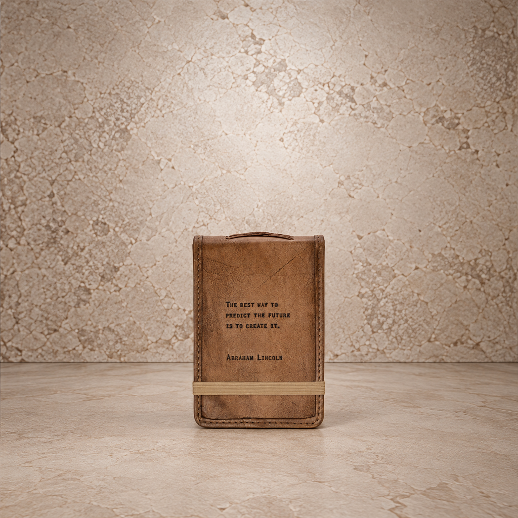 Mini Abraham Lincoln Leather Journal
