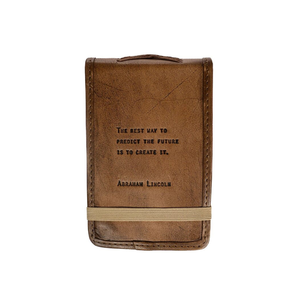 Mini Abraham Lincoln Leather Journal