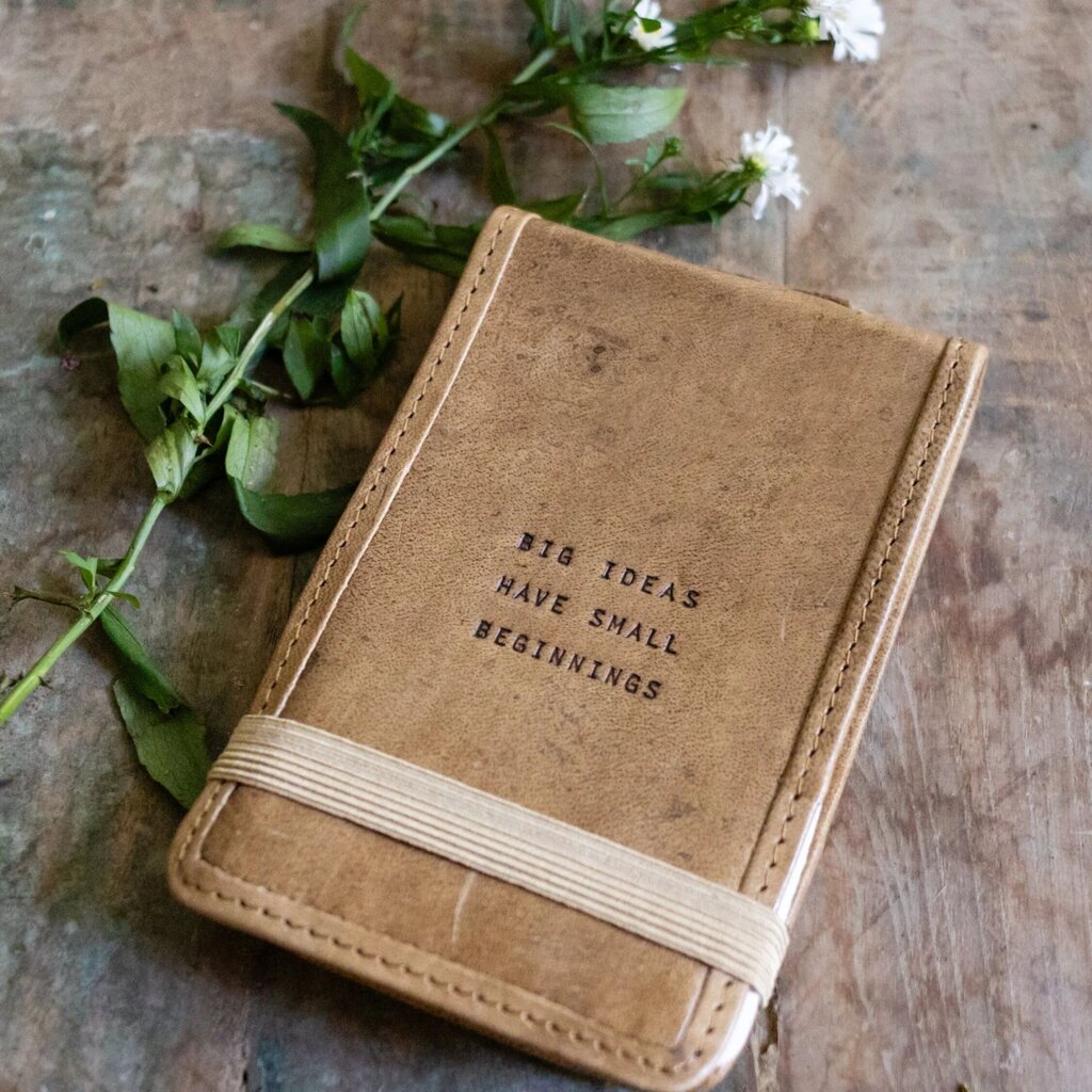 Mini Big Ideas Leather Journal