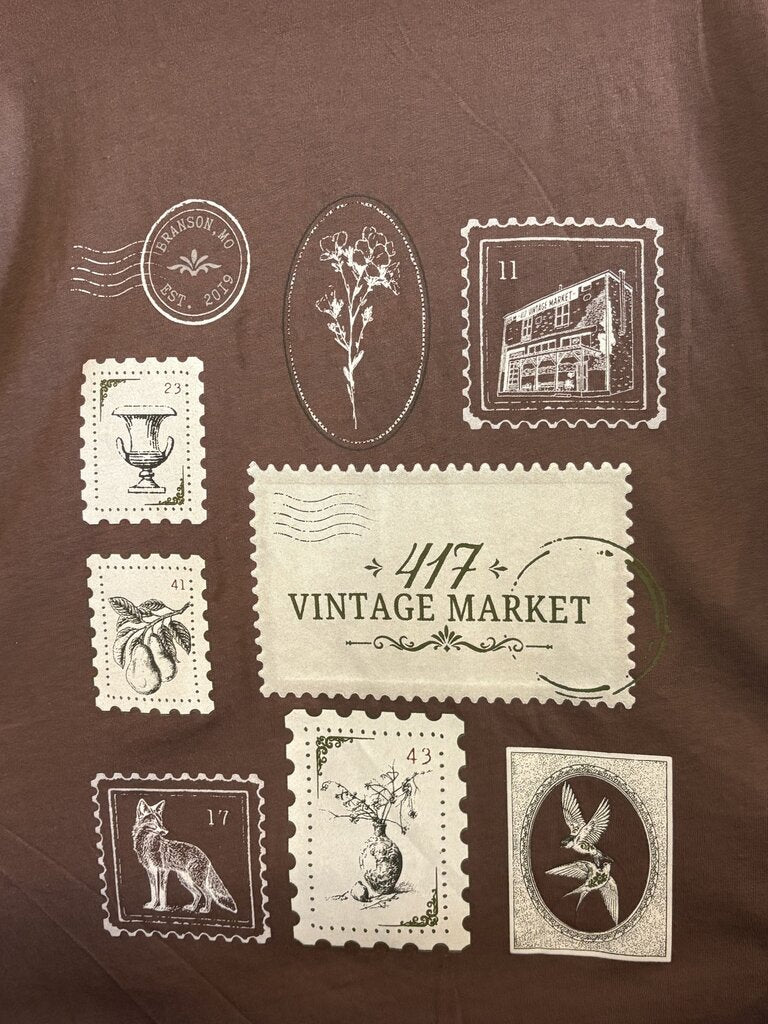 417 Cocoa Stamp T-Shirt