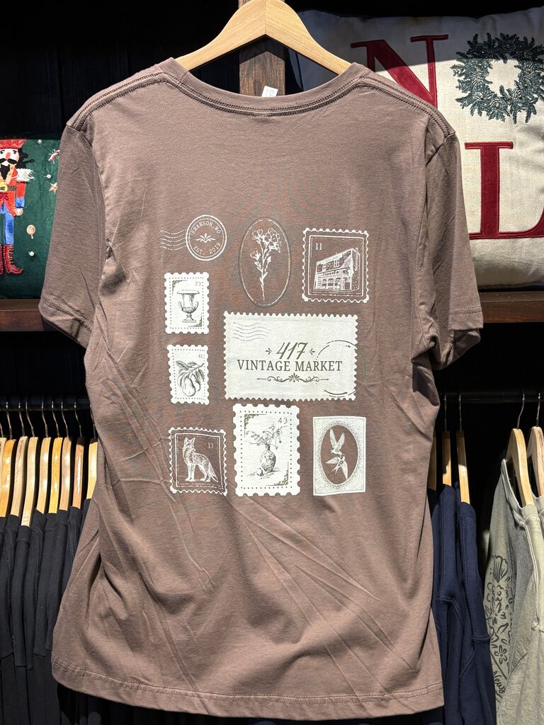 417 Cocoa Stamp T-Shirt