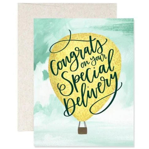 Congrats On Your Special Delivery Greeting Card