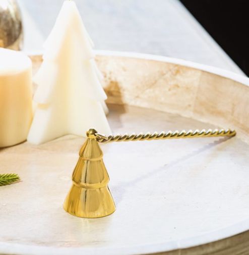 Gold Christmas Tree Snuffer
