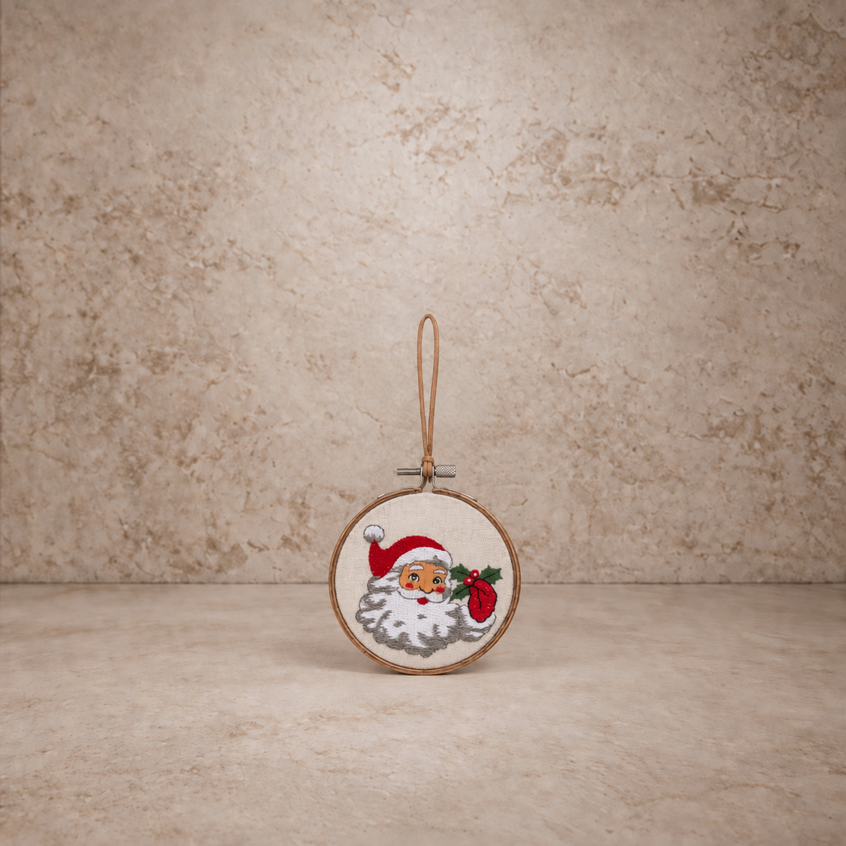 Saint Nick Embroidered Ornament
