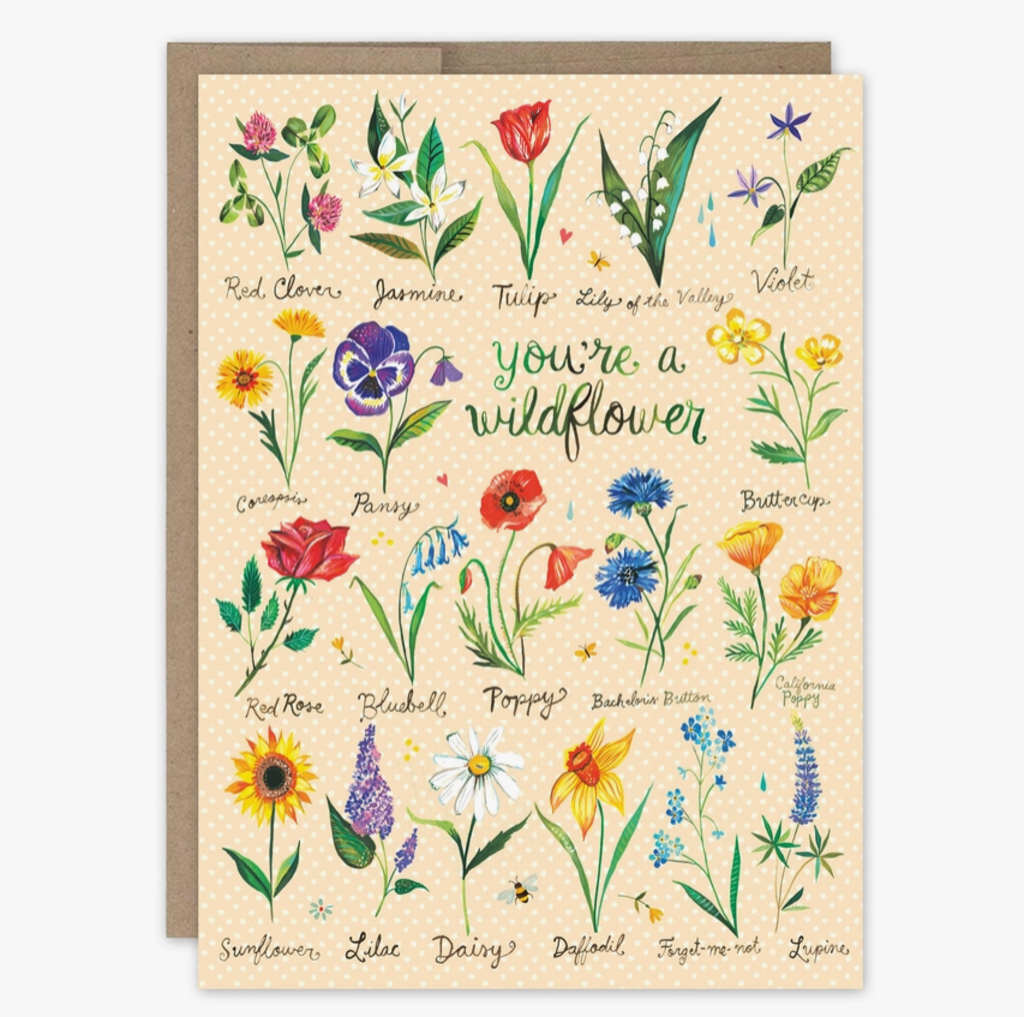 Wildflower Birthday Card