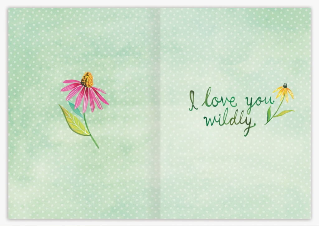 Wildflower Anniversary Card
