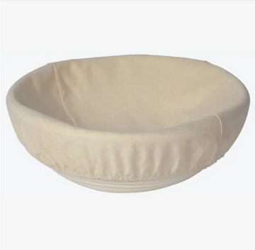 Natural Cotton Bread Poofing Basket Liner- Round
