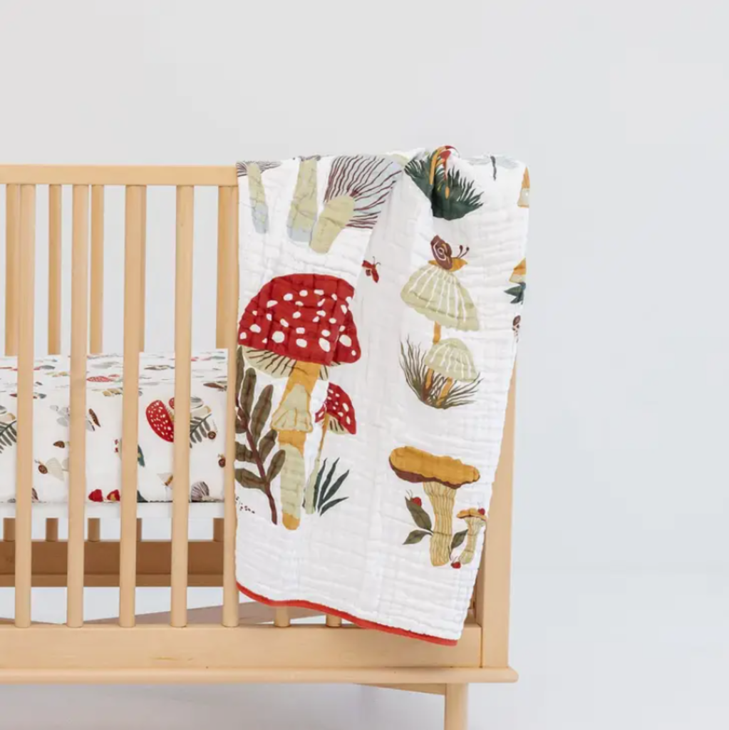Mushroom Toddler/Baby Quilt