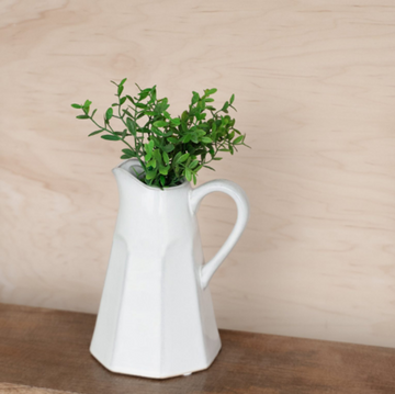 White Ceramic Vase/Pitcher